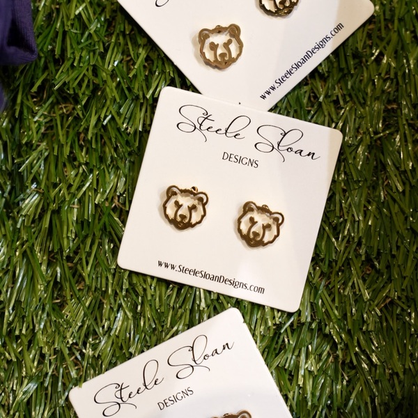 Bear Earrings | The Football Edit