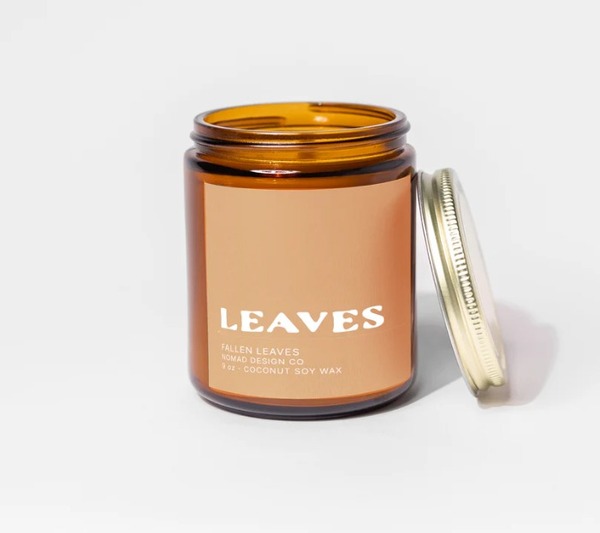 Leaves Candle