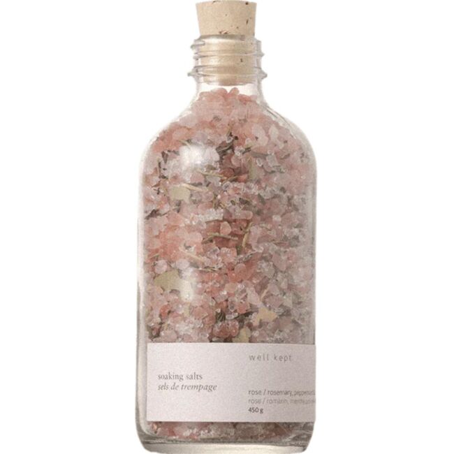 BATH SOAKING SALTS - ROSE (450g)