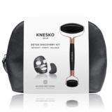 KNESKO - Discovery Kit with Collagen Face Mask, Eye Mask, and Gemstone Roller - Black Pearl Detox
