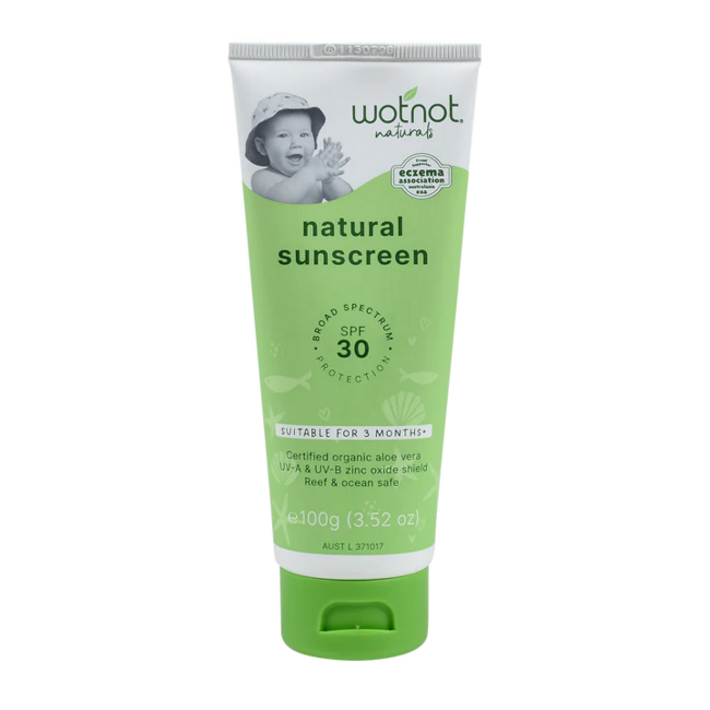 WOTNOT 30+ Green Natural Baby Sunscreen