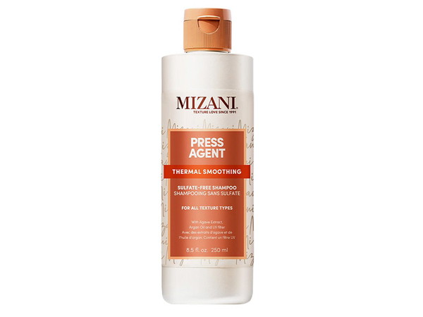 mizani press agent thermal smoothing sulfate-free shampoo