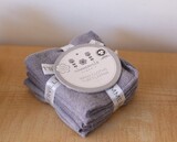 Baby Wash cloths Organic - Gray 5pkg