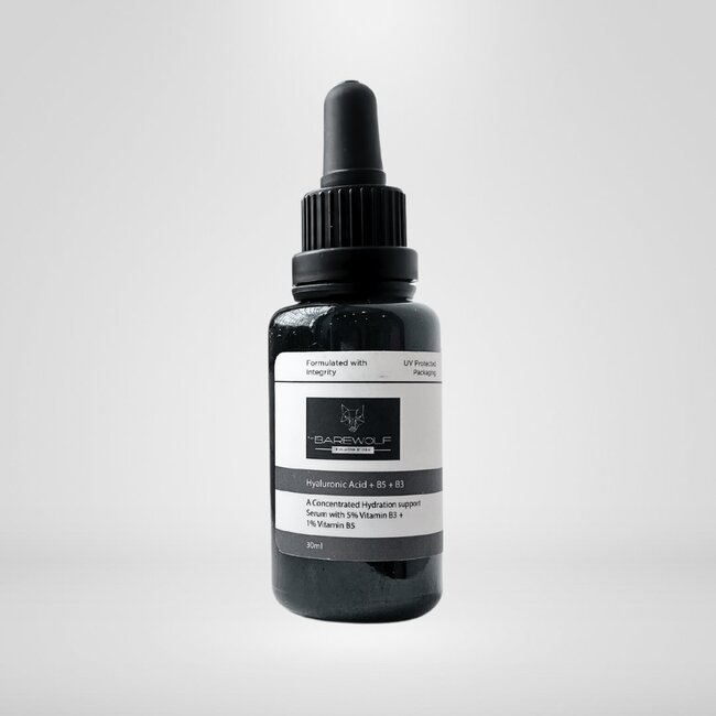 BareWolf® Active Range: Hyaluronic + B5 + B3 Serum