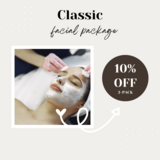 3 Pack - Classic Facial (10% OFF this package)