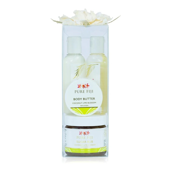 Sugar Glow Spa Box - Coconut Lime Blossom ( 4 Pack )