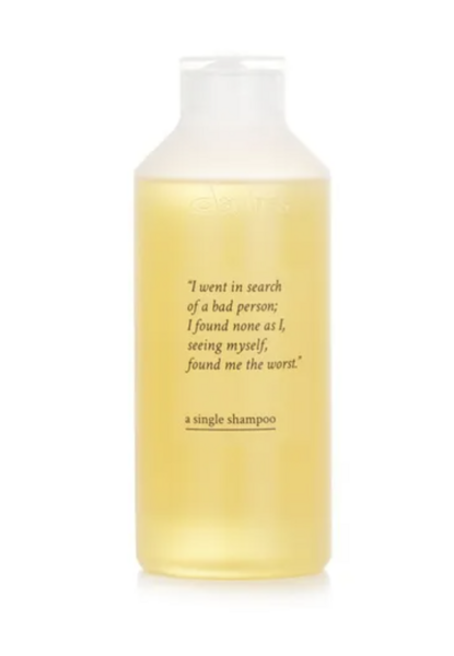 A SINGLE SHAMPOO