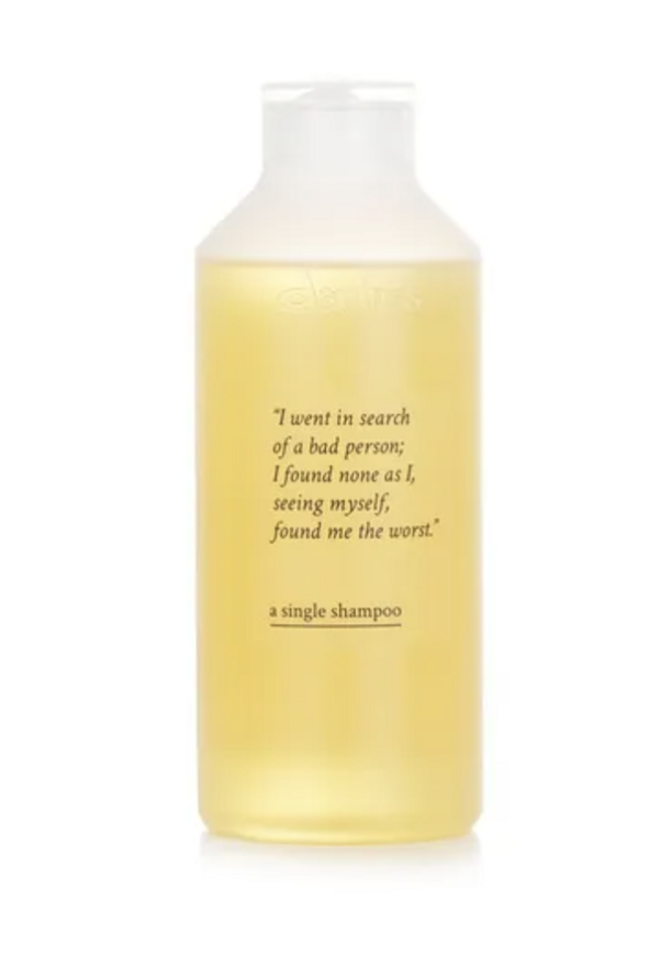 A SINGLE SHAMPOO