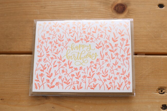 Card Floral Birthday