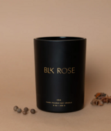 Blk Rose Candle - Ida
