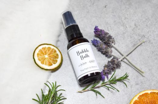 Bubble Bath pump bottle (with Lavender oil)