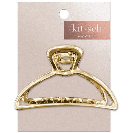 Open Shape Claw Clip Gold 