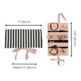 bag-all jewelry roll | medium striped