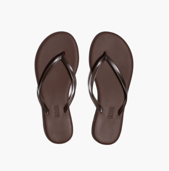 Aqua Flip Flops - Brun - Size 8