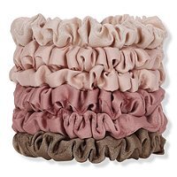 Ultra Petite Satin Scrunchies 6pc - Terracotta