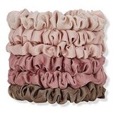 Ultra Petite Satin Scrunchies 6pc - Terracotta