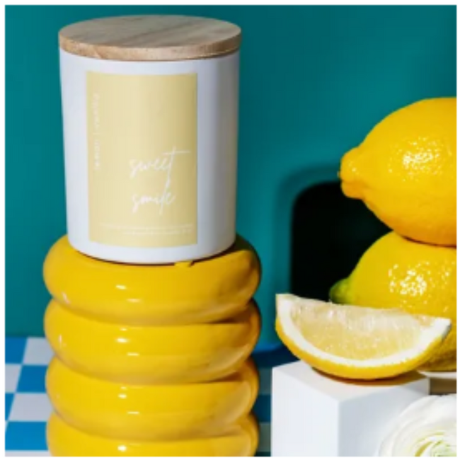 Wood Wick Candle - Sweet Smile