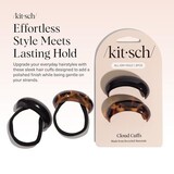 Black & Tort Cloud Cuffs - Medium