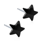 Blomdahl Black Titanium - Star 8mm