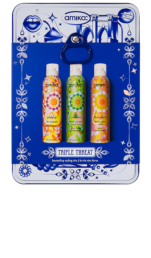 Amika TRIPLE THREAT Styling Trio Box Set
