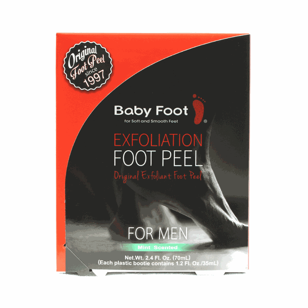 Baby Foot Men's Mint Exfoliation Foot Peel 