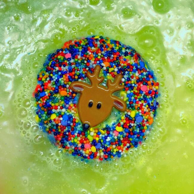 Donut Bath Bomb - Reindeer