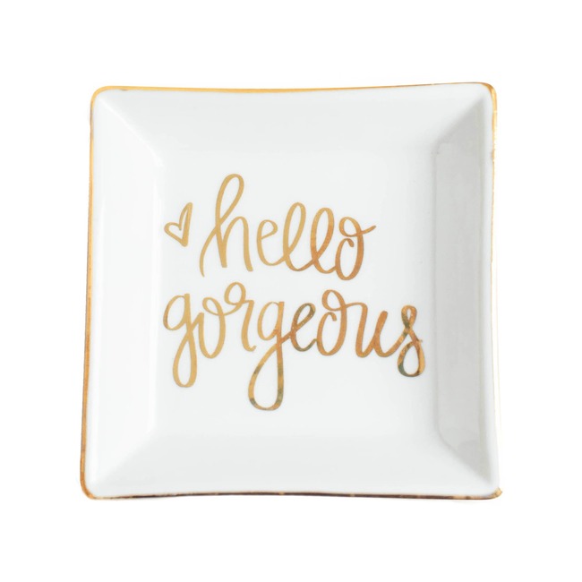 Sweet Water Decor Hello Gorgeous Jewelry Dish