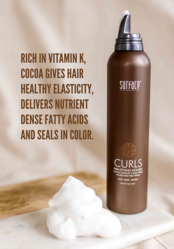 Surface Curls Firm Styling Mousse