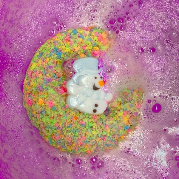 Donut Bath Bomb - Snowman