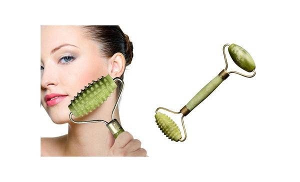 Spiked Jade Facial Massage Roller