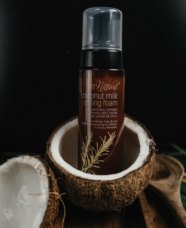 Coconut Milk Styling Foam 8oz.