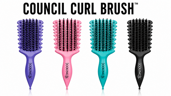COUNCIL CURL TEAL BRUSH