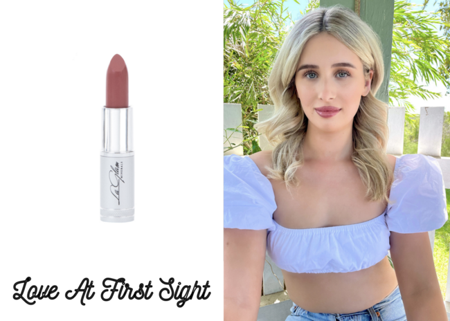 La Glam lipstick- love@firstsite