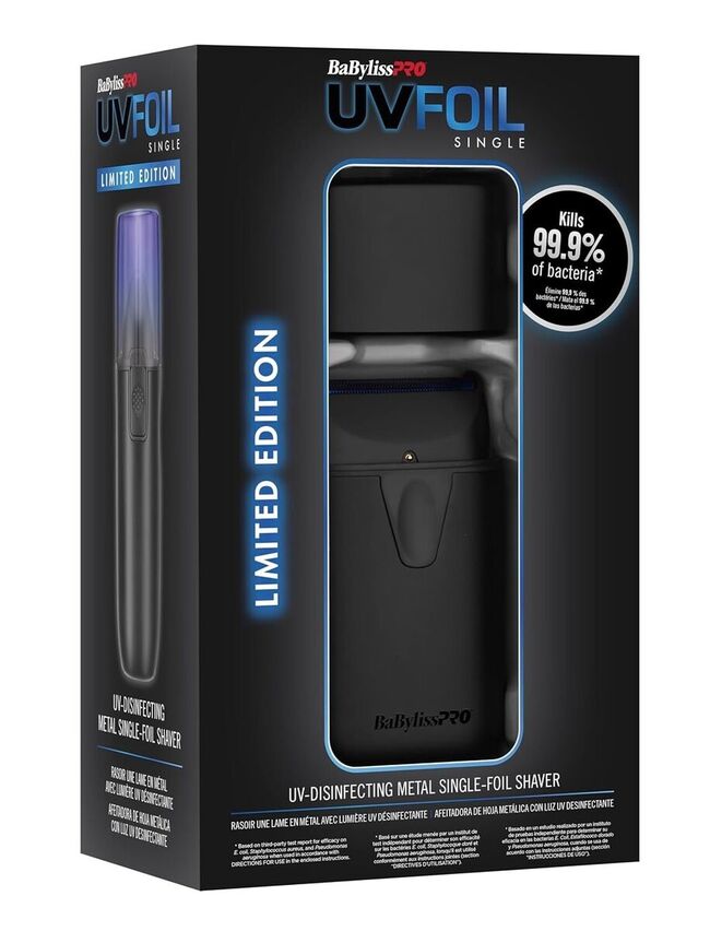 BabylissPro UVFOIL Double Foil Shaver - Matte Black
