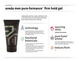 Aveda Men Pure-Formance Firm Hold Gel 150ml