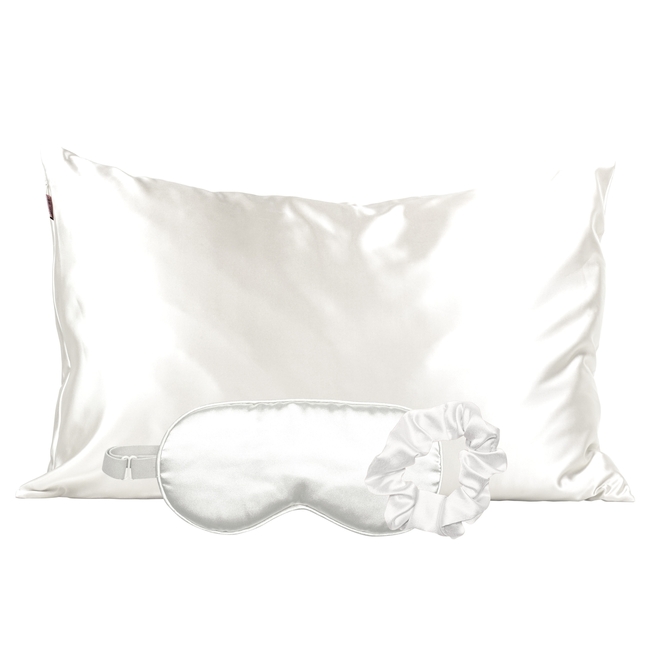 Kitsch Satin Sleep Set-Ivory