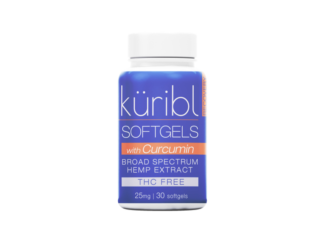 25mg Broad Spectrum Soft Gel Capsules w/ Curcumin