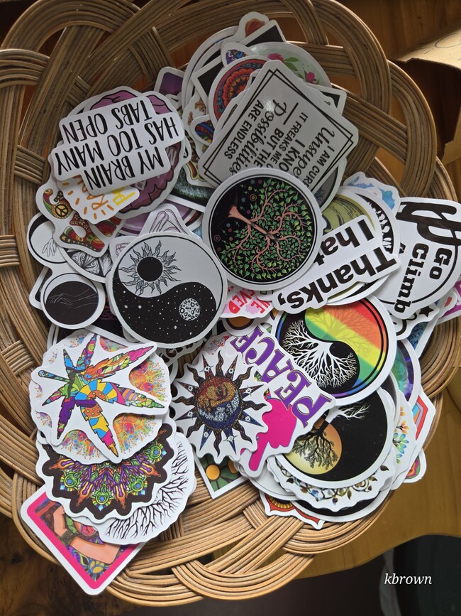 WATER BOTTLE STICKERS 3 FOR 5