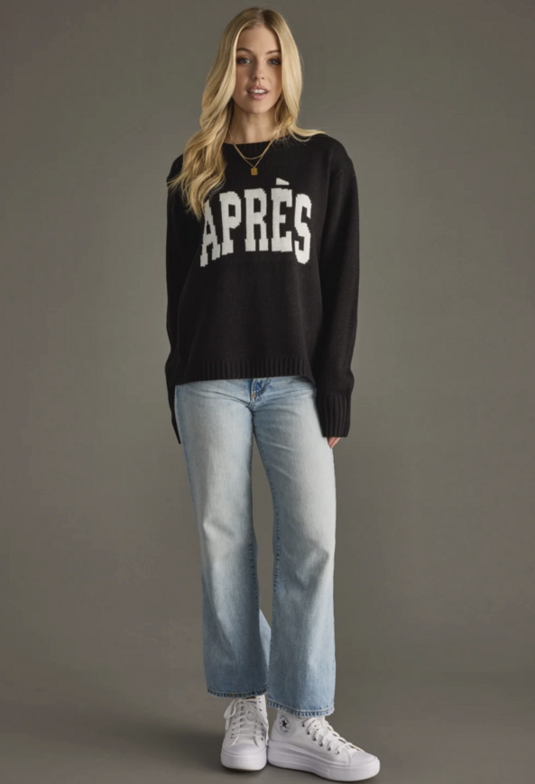 APRES Sweater - Black - Medium