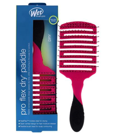 Wet Brush Flex Dry Paddle - Pink