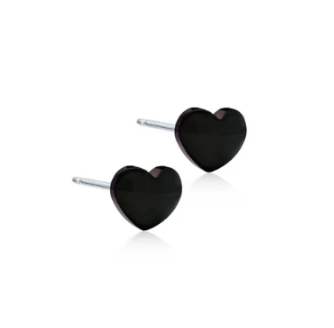 Blomdahl Black Titanium - Heart 5mm