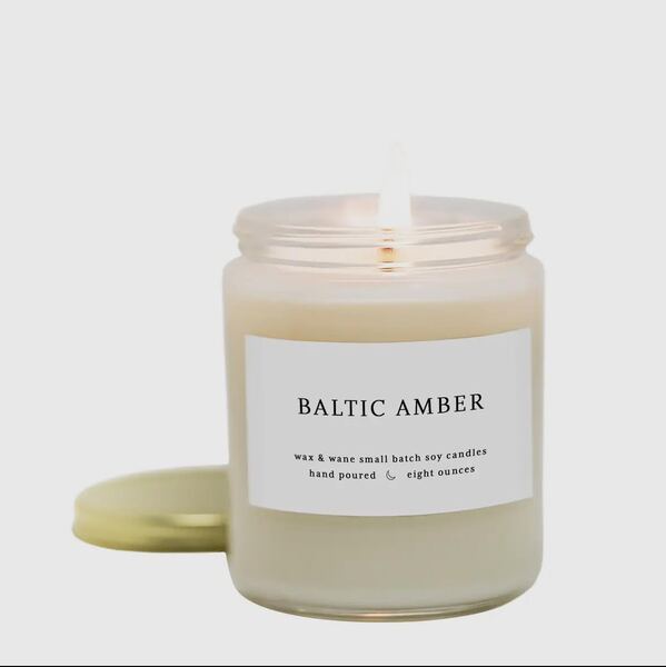 Baltic Amber Soy Candle