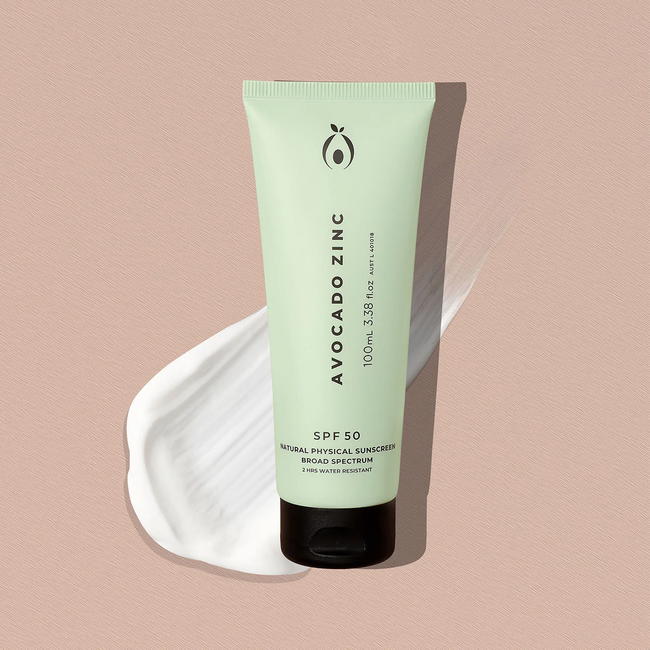 Avocado Zinc | SPF50 Natural Physical Sunscreen