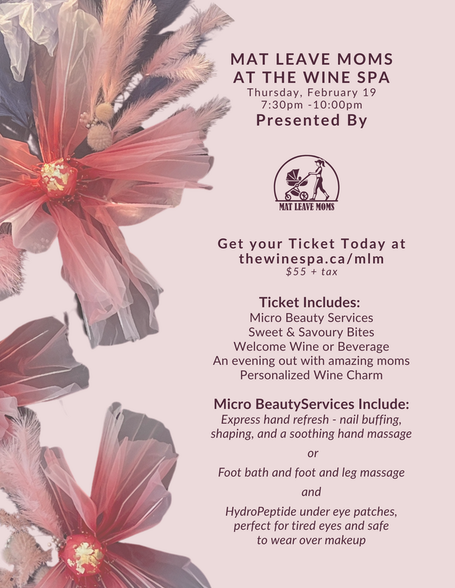 Mat Leave Moms at The Wine Spa
