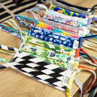 Flannel Face Mask - Oranges/Cream