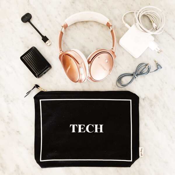 bag-all tech pouch | black
