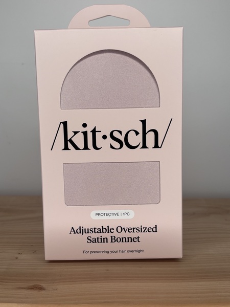 Adjustable Satin Bonnet- Blush