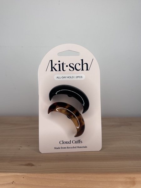 Black & Tort Cloud Cuffs- Medium