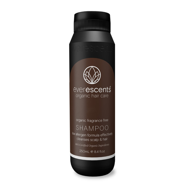 Everescents Fragrance free Shampoo 250 mL