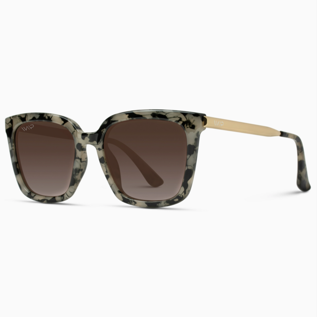 WMP Eyewear | Madison Beige Tortoise/Gradient Brown Lens